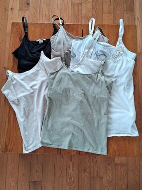 H&M MAMA Nursing Tank Tops (Set of 6)